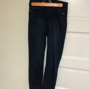 PAIGE Hoxton Ankle Blue Skinny Denim Jeans